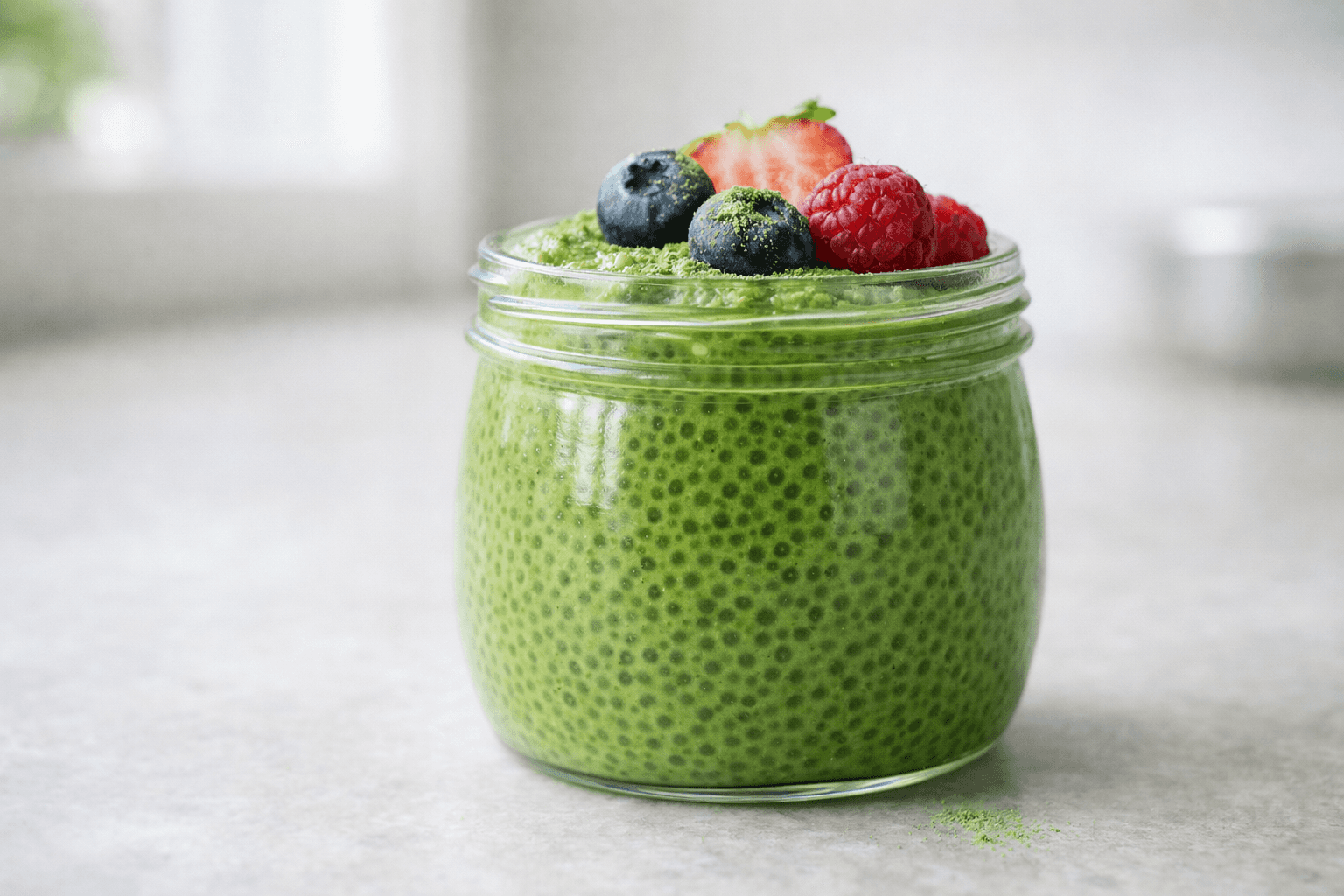Matcha Chia Pudding