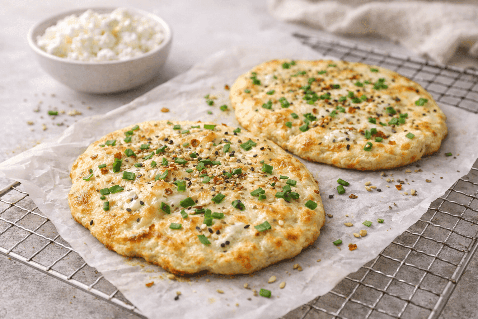 Cottage Cheese Flatbread