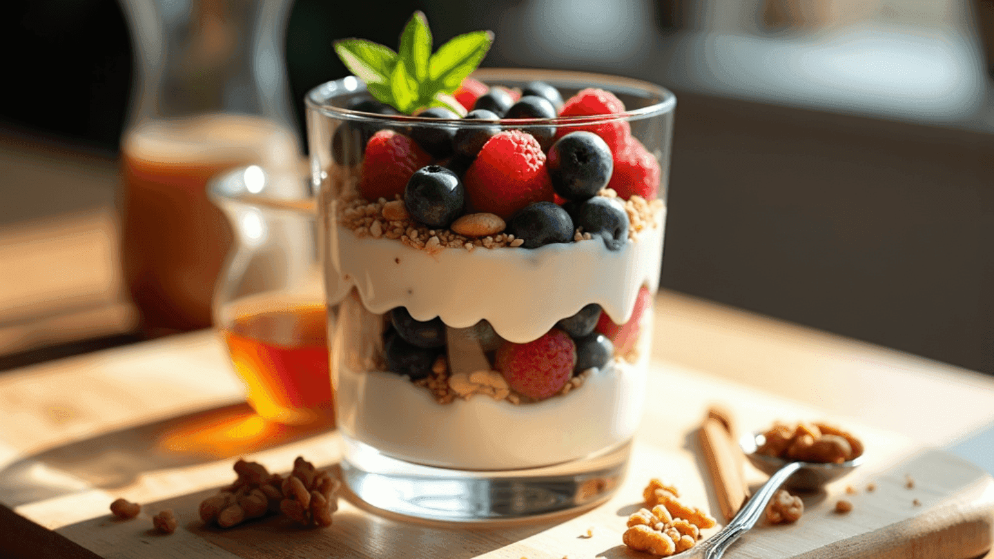 Gut-Friendly Berry Parfait