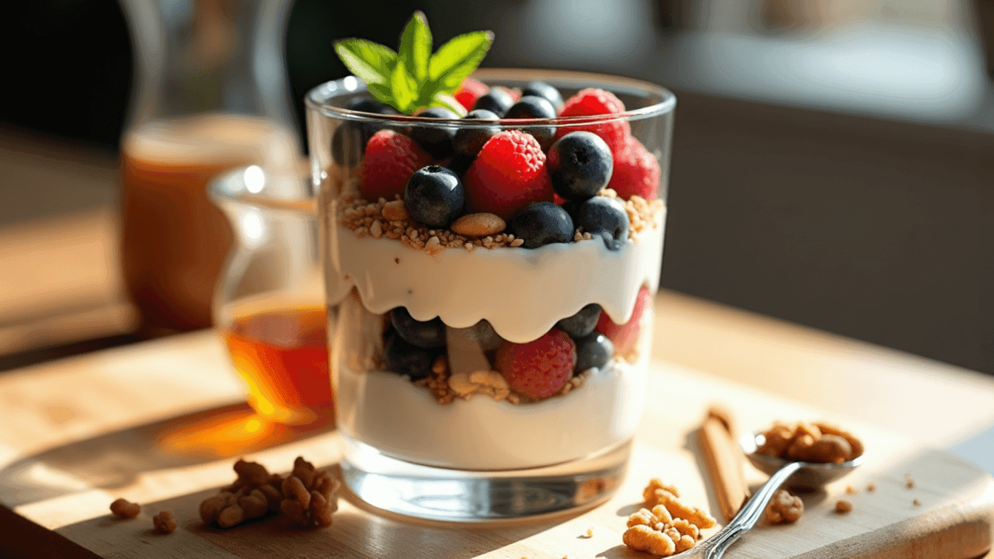 Gut-Friendly Berry Parfait