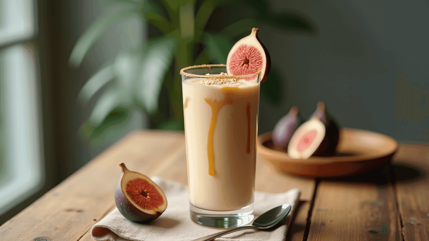 Creamy Fig and Tahini Smoothie