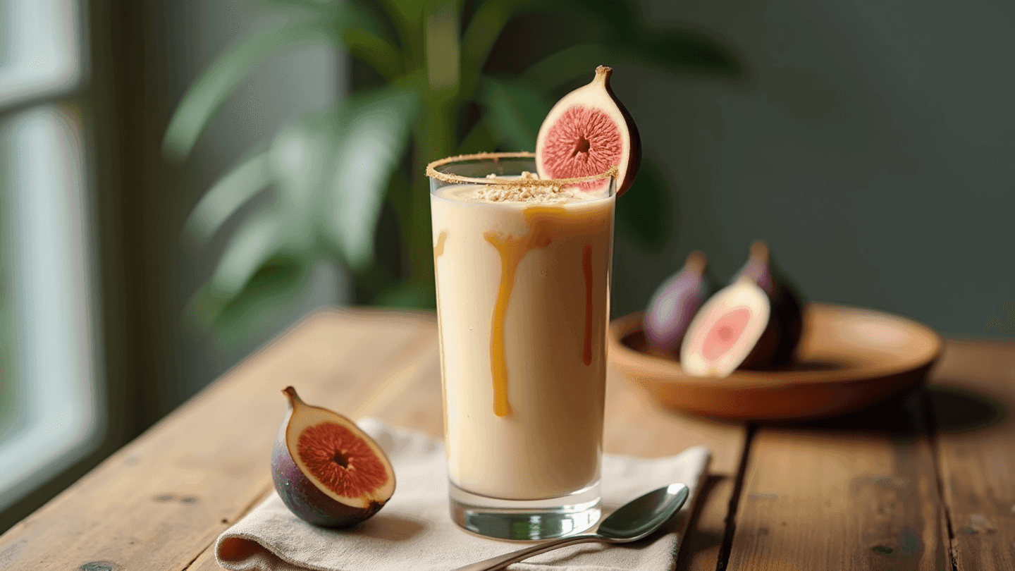 Creamy Fig and Tahini Smoothie